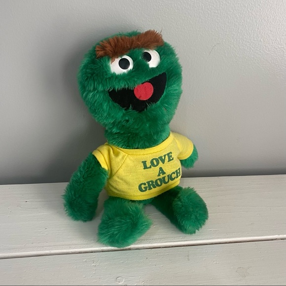 applause Toys Vintage Applause Oscar The Grouch Plush Love A Grouch